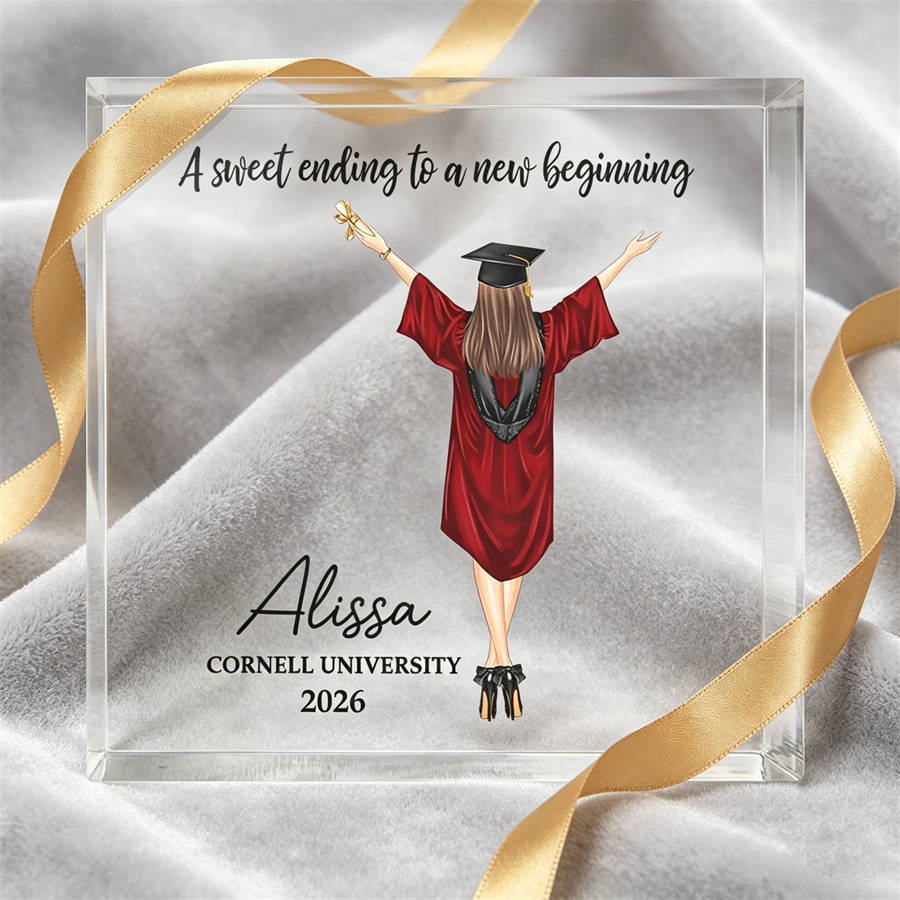 Personalized Graduation Acrylic Photo Block Gift